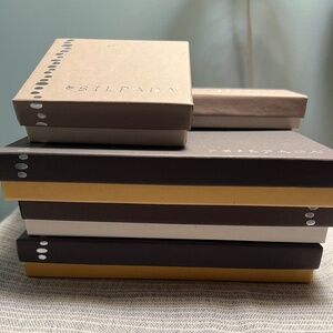 Silpada Jewelry Box Necklace Box Storage Bundle LOT